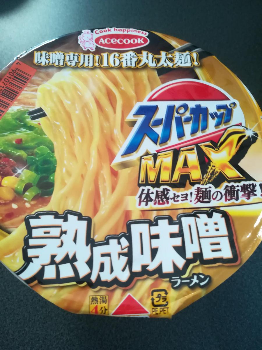 エースコック スーパーカップmax みそラーメンの商品ページ