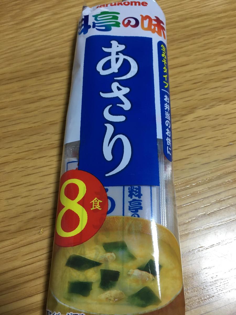 マルコメ 生みそ汁 料亭の味 あさりの商品ページ