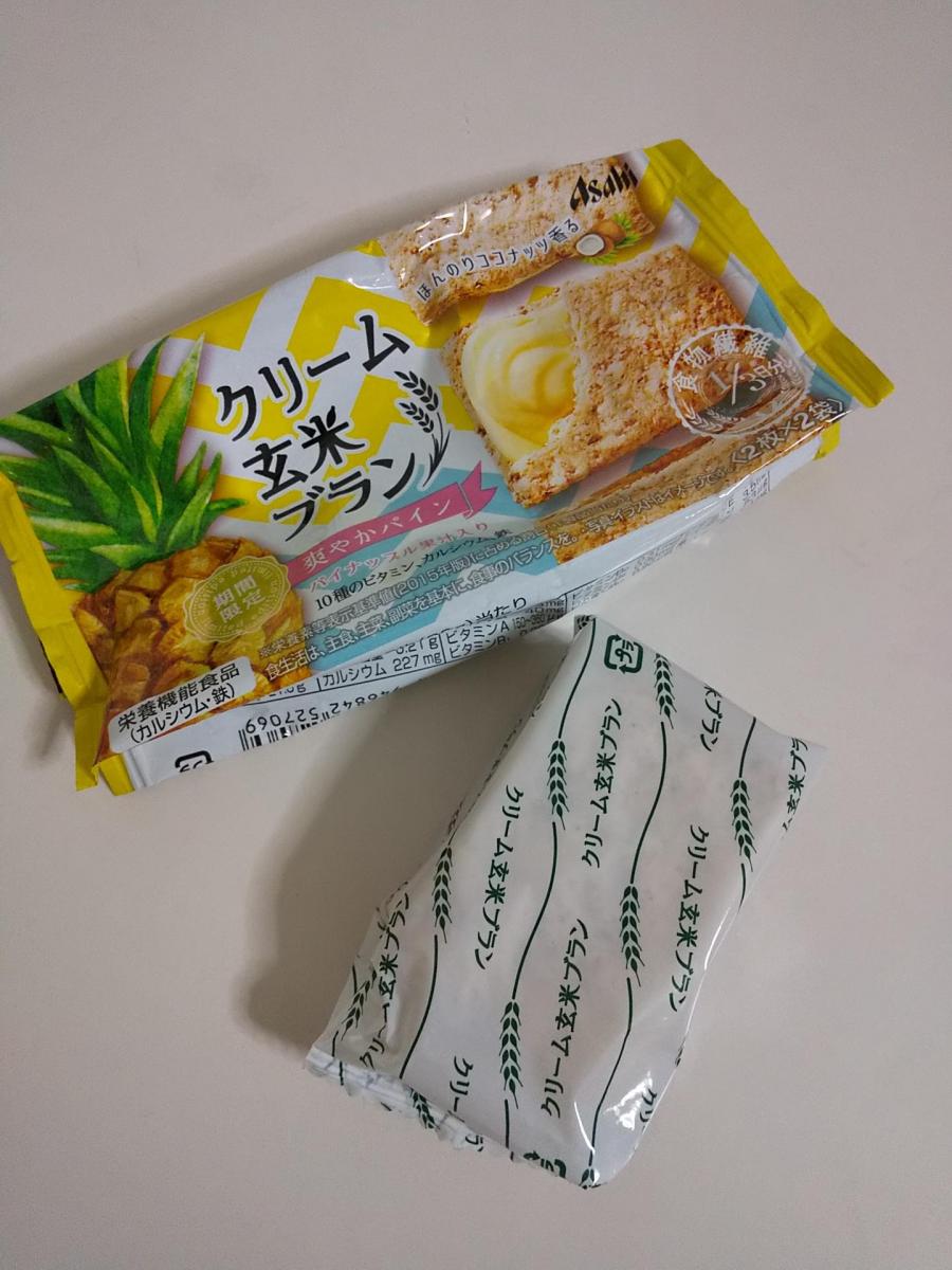 アサヒグループ食品 クリーム玄米ブラン 爽やかパインの商品ページ