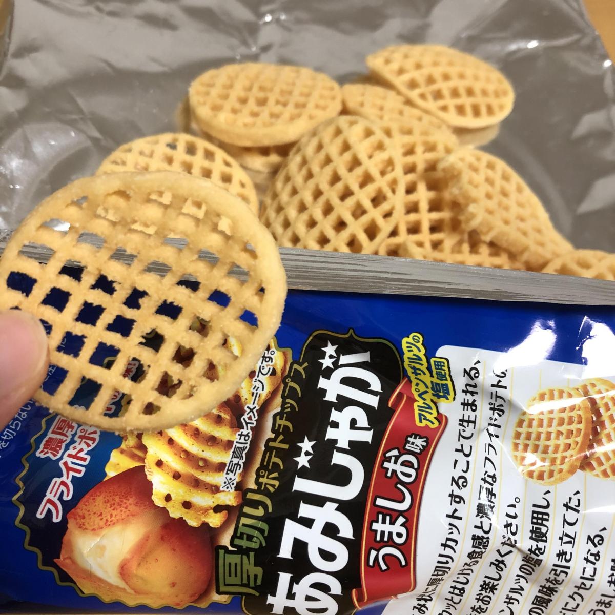 東ハト あみじゃが うましお味の商品ページ