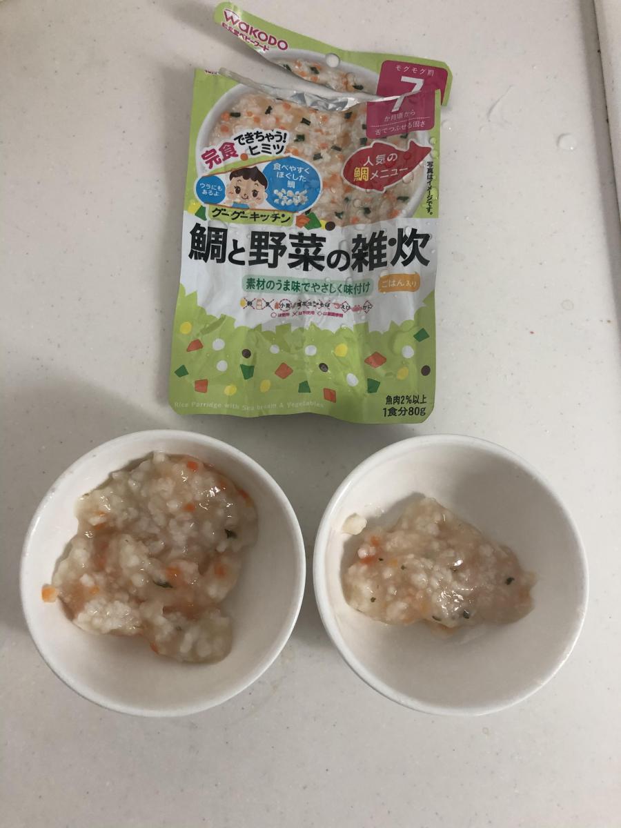 和光堂 グーグーキッチン 鯛と野菜の雑炊の商品ページ