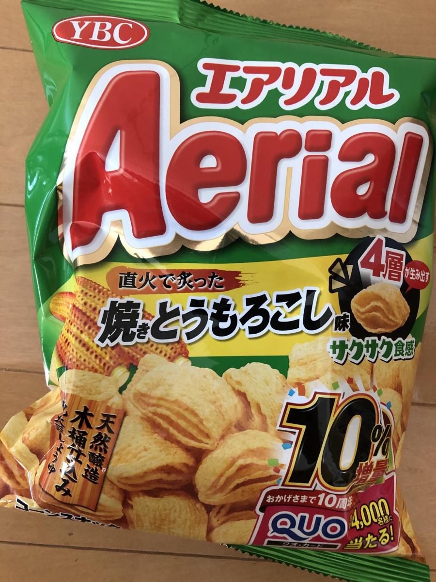 ヤマザキビスケット エアリアル 焼きとうもろこし味 の商品ページ