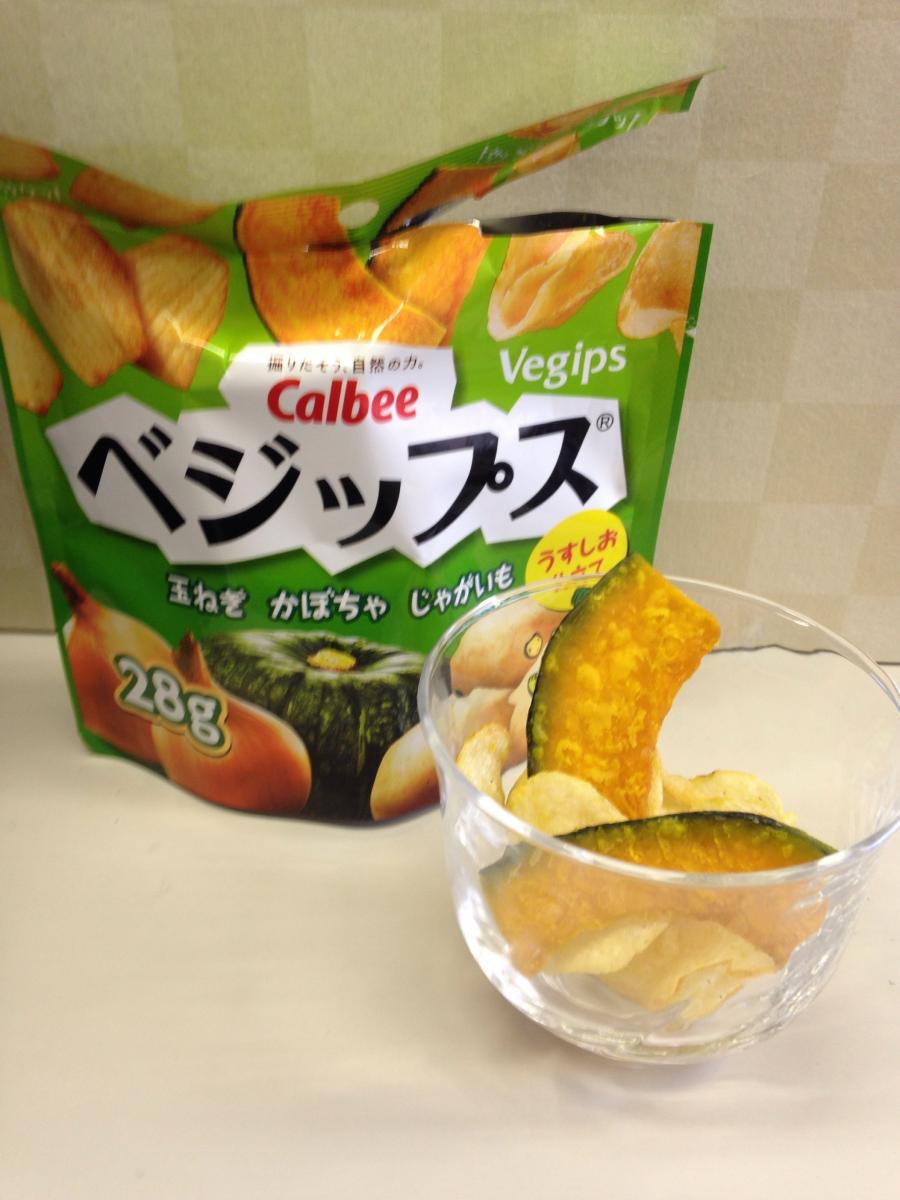 カルビー ベジップス 玉ねぎ かぼちゃ じゃがいもの商品ページ