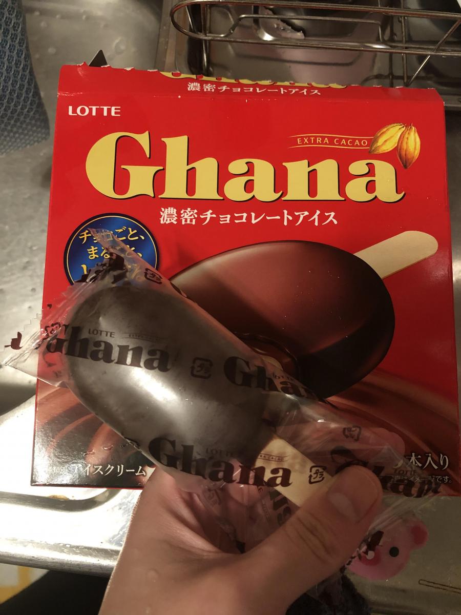 ロッテ ガーナ濃密チョコレートアイスの商品ページ