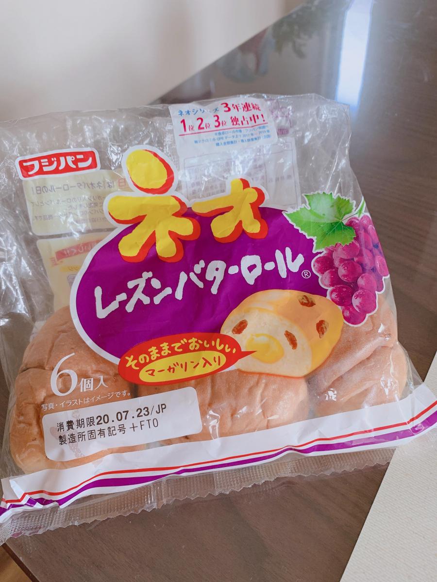 フジパン ネオレーズンバターロールの商品ページ
