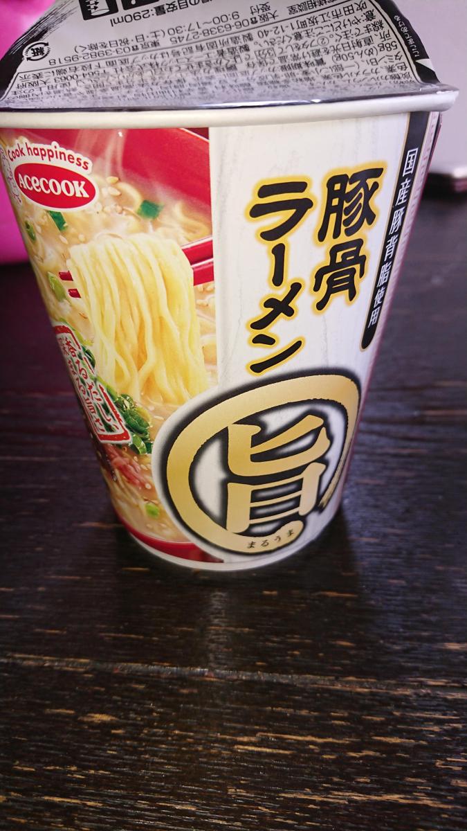 市場 エースコック まる旨 豚骨ラーメン