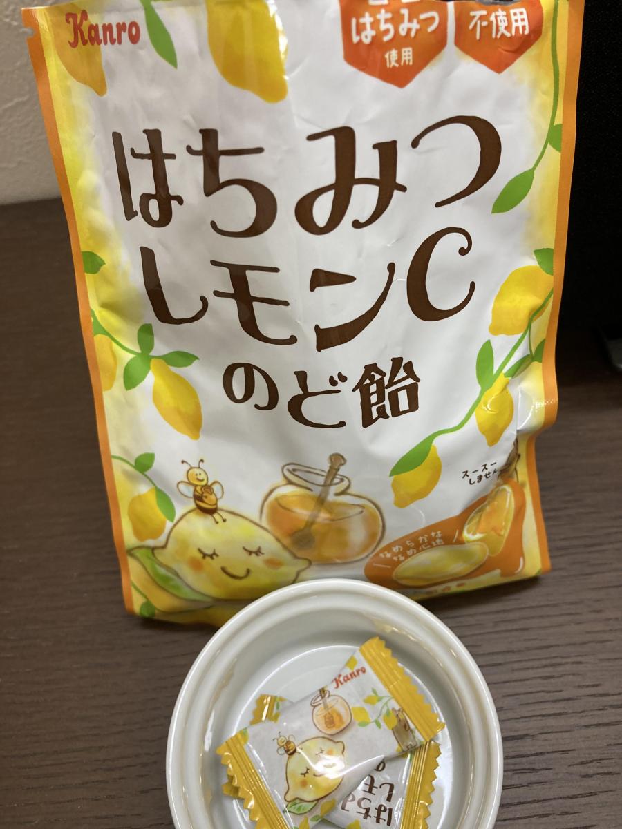 カンロ はちみつレモンcのど飴の商品ページ