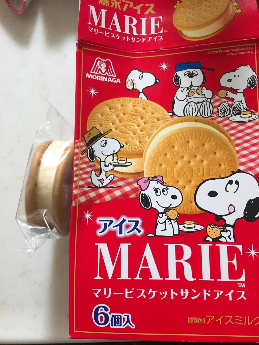 森永製菓 マリービスケットサンドアイスの商品ページ