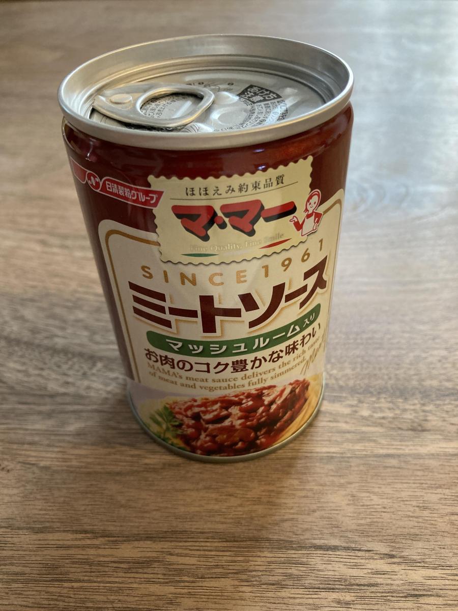日清製粉ウェルナ マ・マー ミートソース マッシュルーム入り<缶>の商品ページ