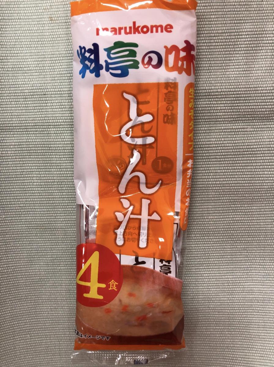 マルコメ 生みそ汁 料亭の味 とん汁の商品ページ