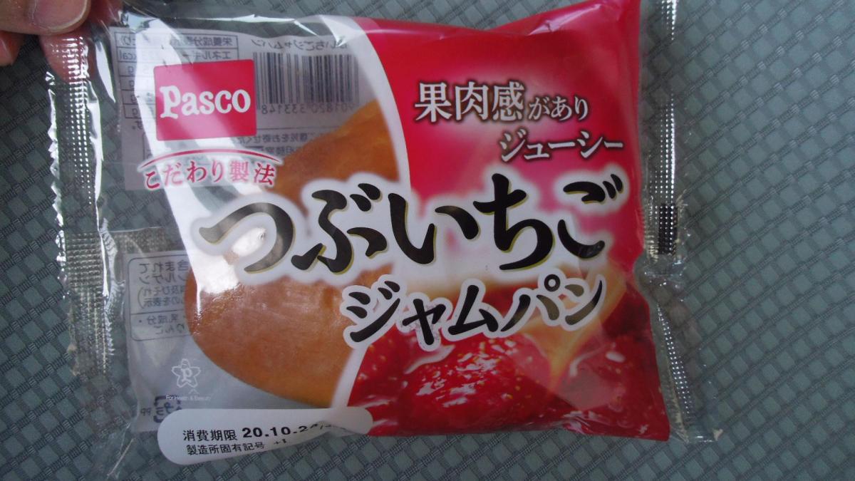 敷島製パン Pasco つぶいちごジャムパンの商品ページ