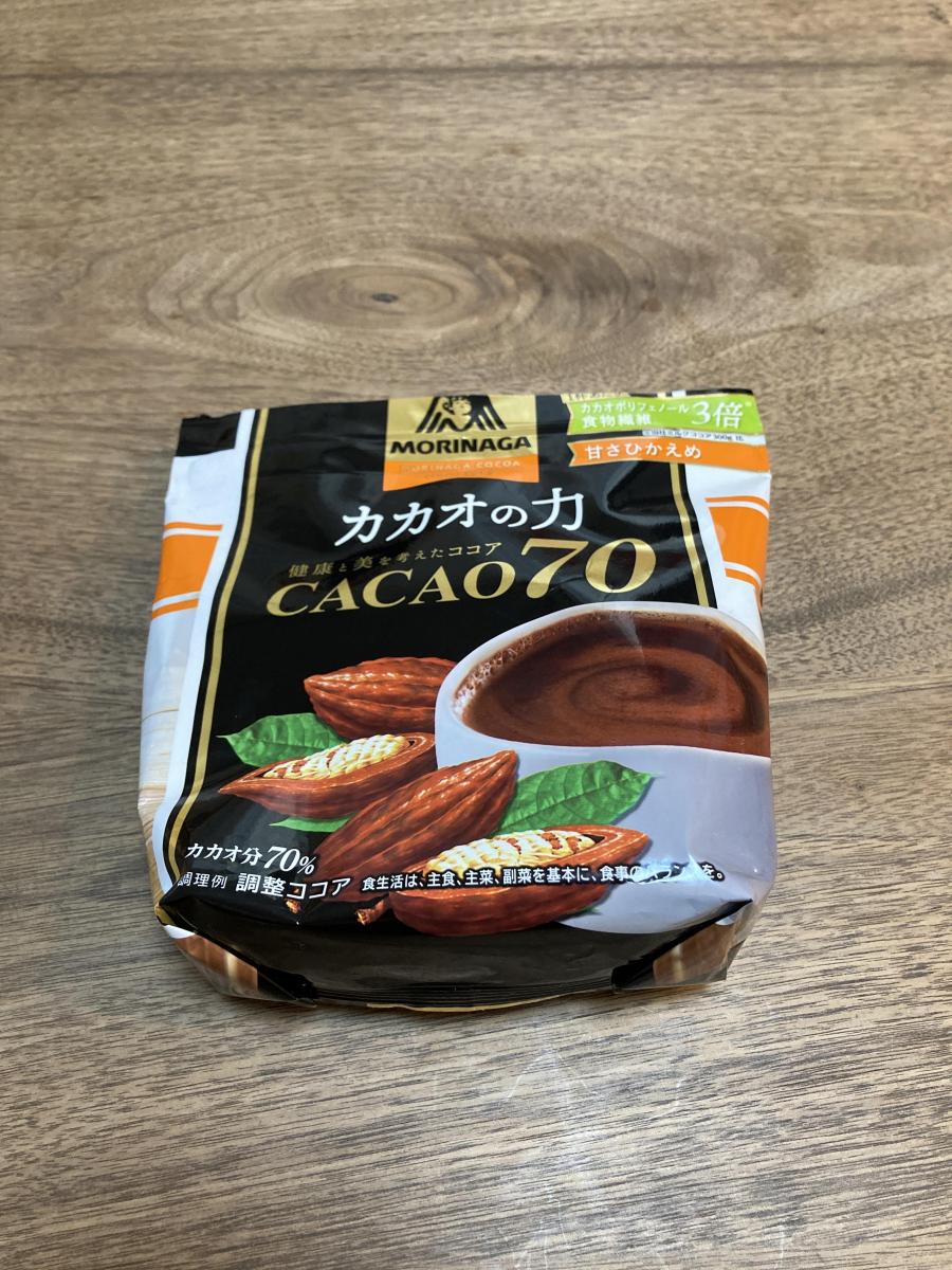 森永製菓 カカオの力＜CACAO70＞の商品ページ