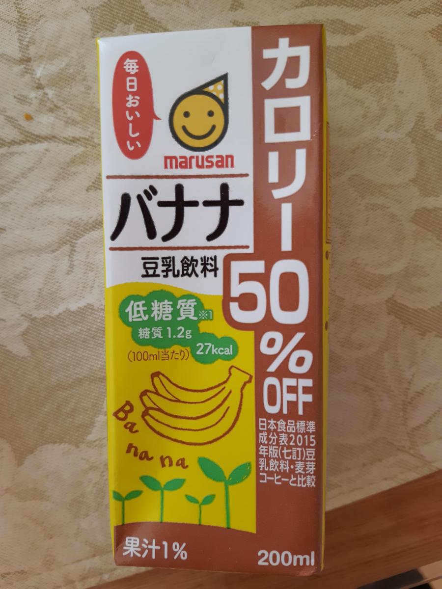 マルサンアイ 豆乳飲料 バナナ カロリー50％オフの商品ページ