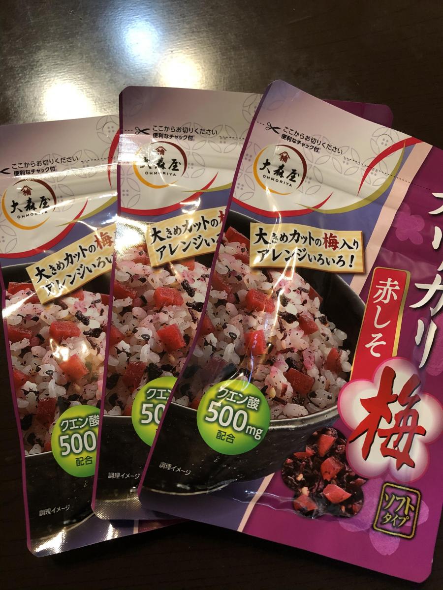 大森屋 カリカリ梅赤しその商品ページ