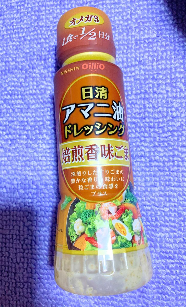 日本未発売】 日清 アマニ油ドレッシング 焙煎香味ごま 160ml 3コセット