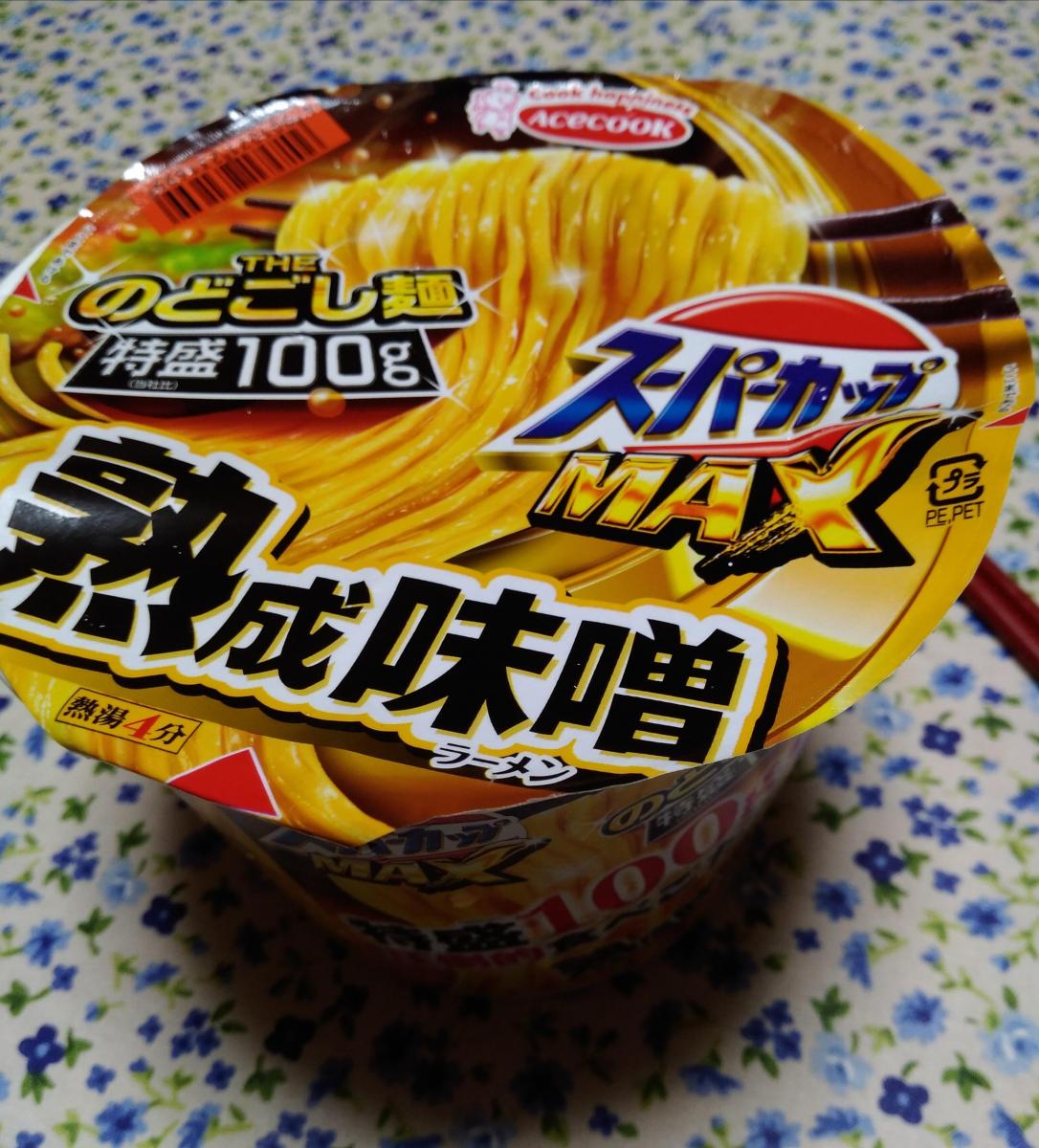 エースコック スーパーカップmax みそラーメンの商品ページ