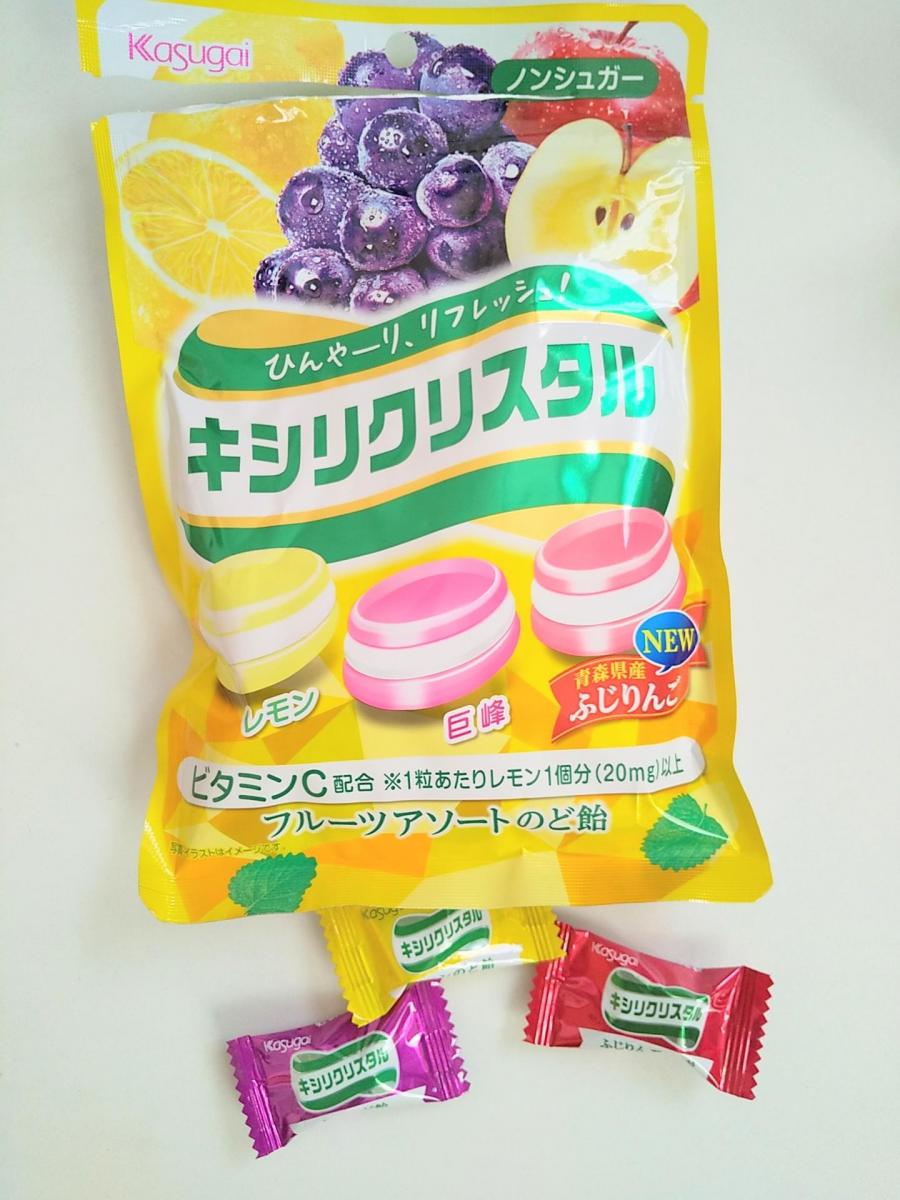 春日井 キシリクリスタル フルーツアソートのど飴の商品ページ