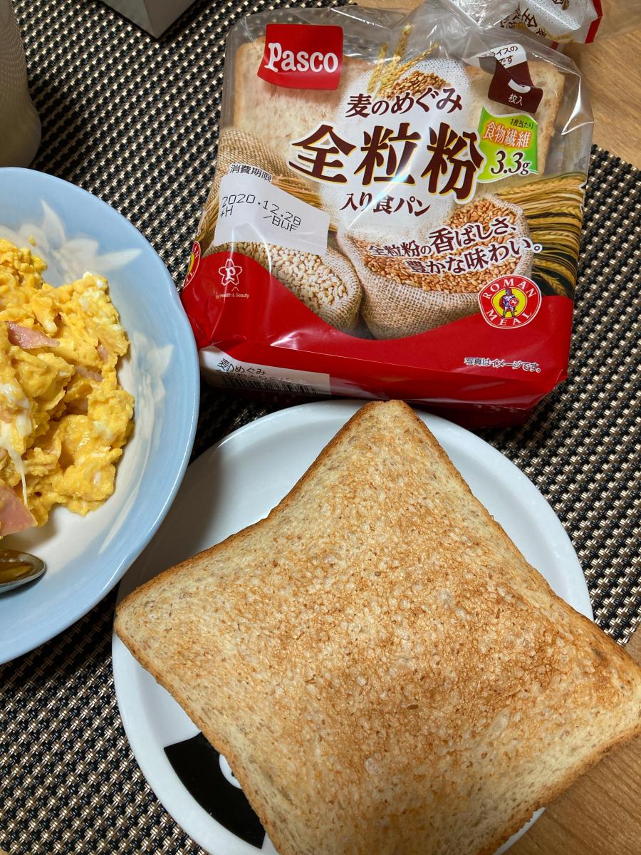 敷島製パン Pasco 麦のめぐみ 全粒粉入り食パンの商品ページ