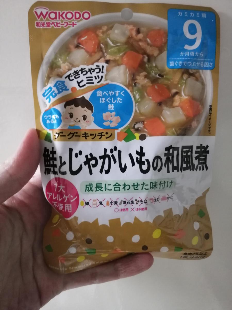 和光堂 グーグーキッチン 鮭とじゃがいもの和風煮の商品ページ