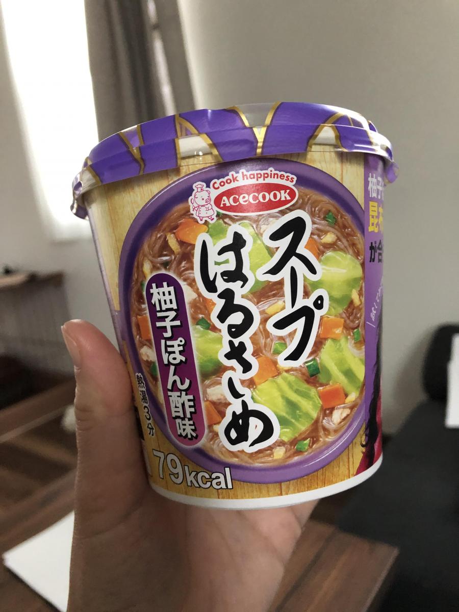 エースコック スープはるさめ 柚子ぽん酢味の商品ページ
