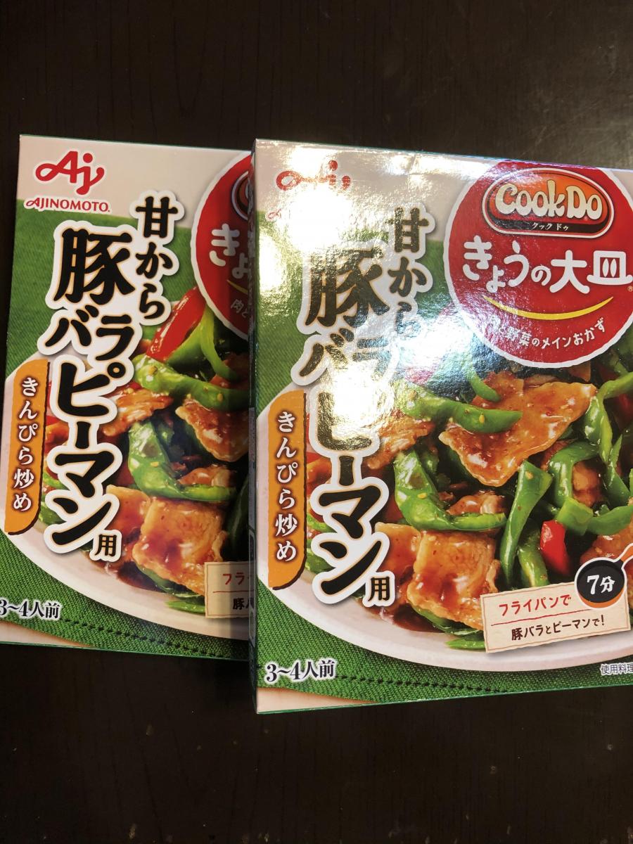 味の素 Cook Do きょうの大皿 豚バラピーマン用の商品ページ