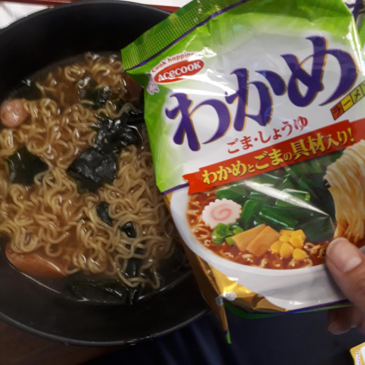 エースコック わかめラーメン ごま・しょうゆの商品ページ