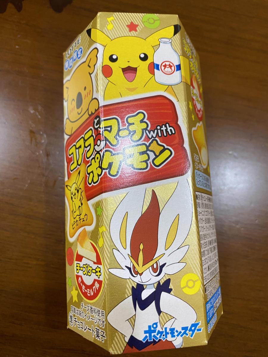 ロッテ コアラとマーチwithポケモン チーズケーキ モーモーミルク風 の商品ページ