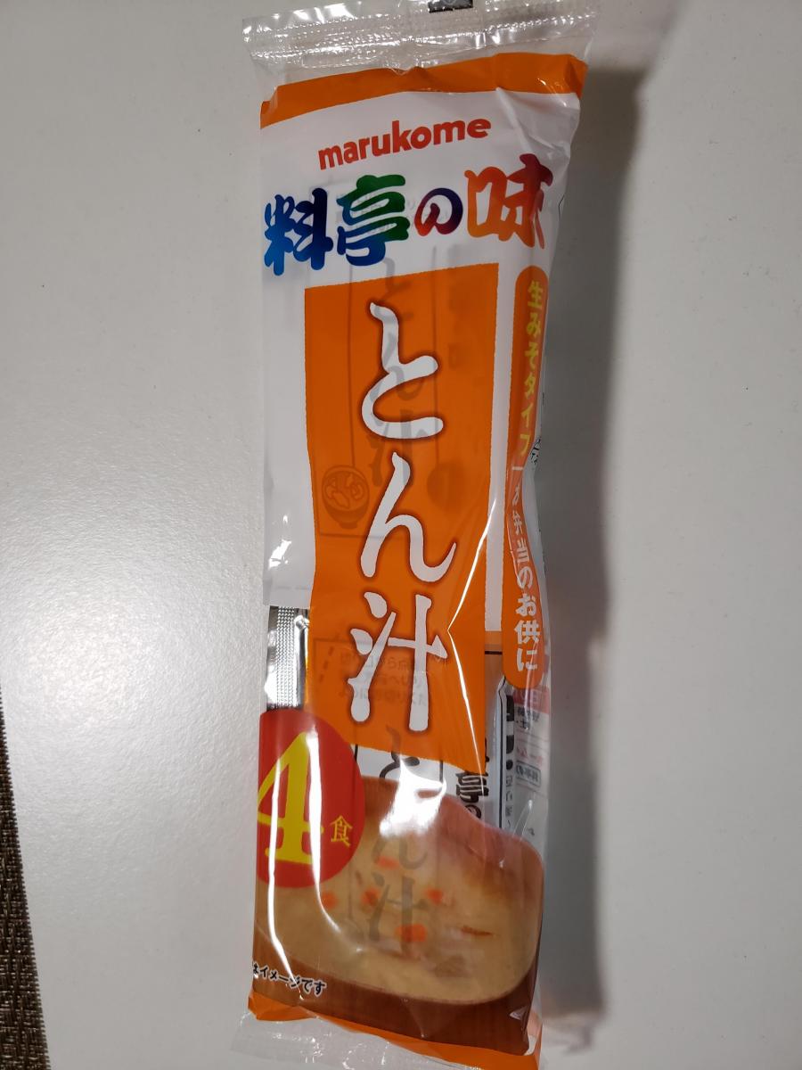 マルコメ 生みそ汁 料亭の味 とん汁の商品ページ