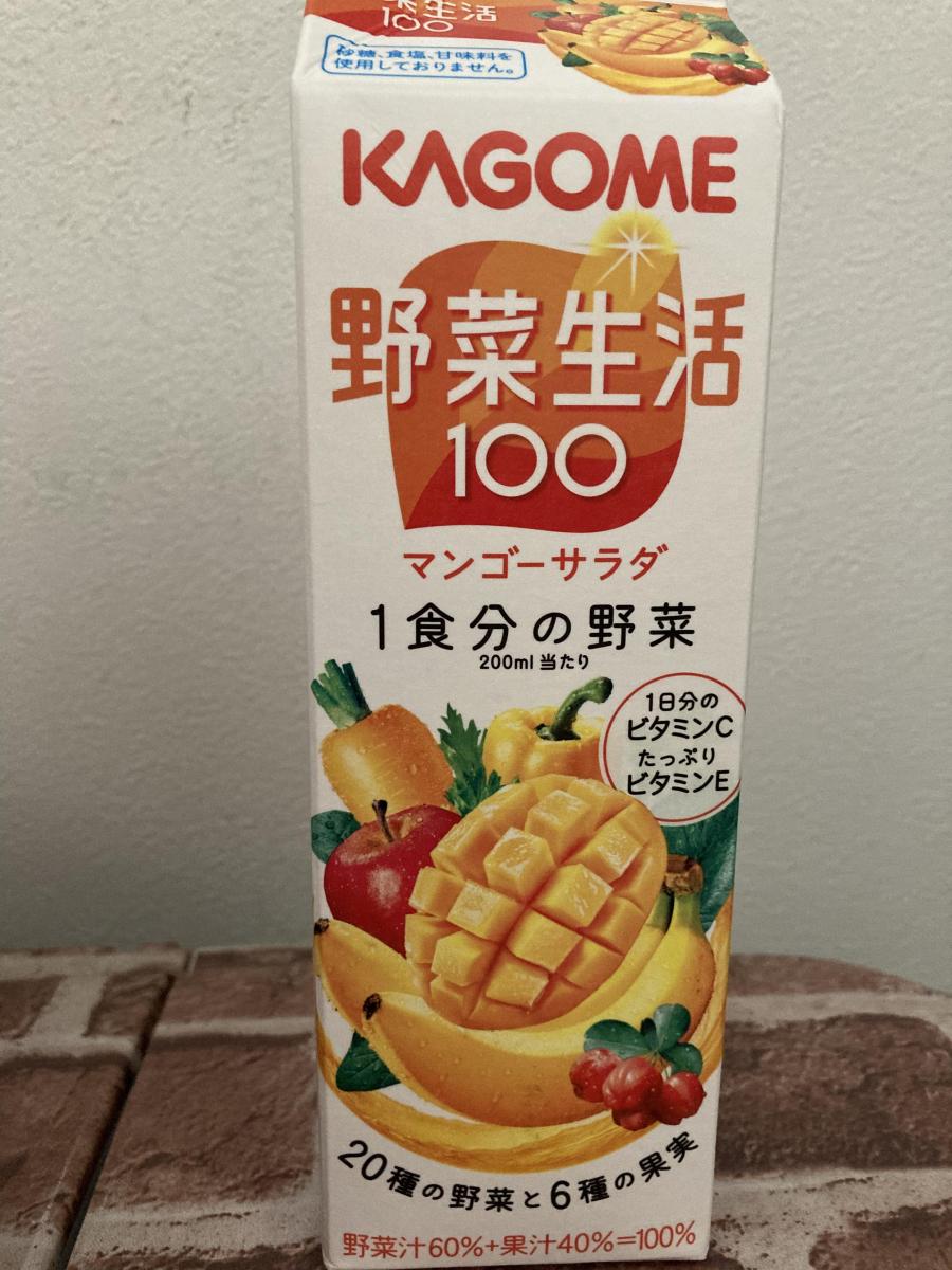 カゴメ 野菜生活100 マンゴーサラダの商品ページ