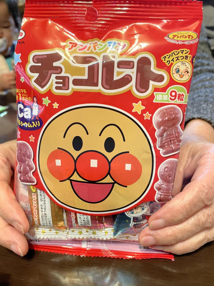 不二家 アンパンマンチョコレートの商品ページ