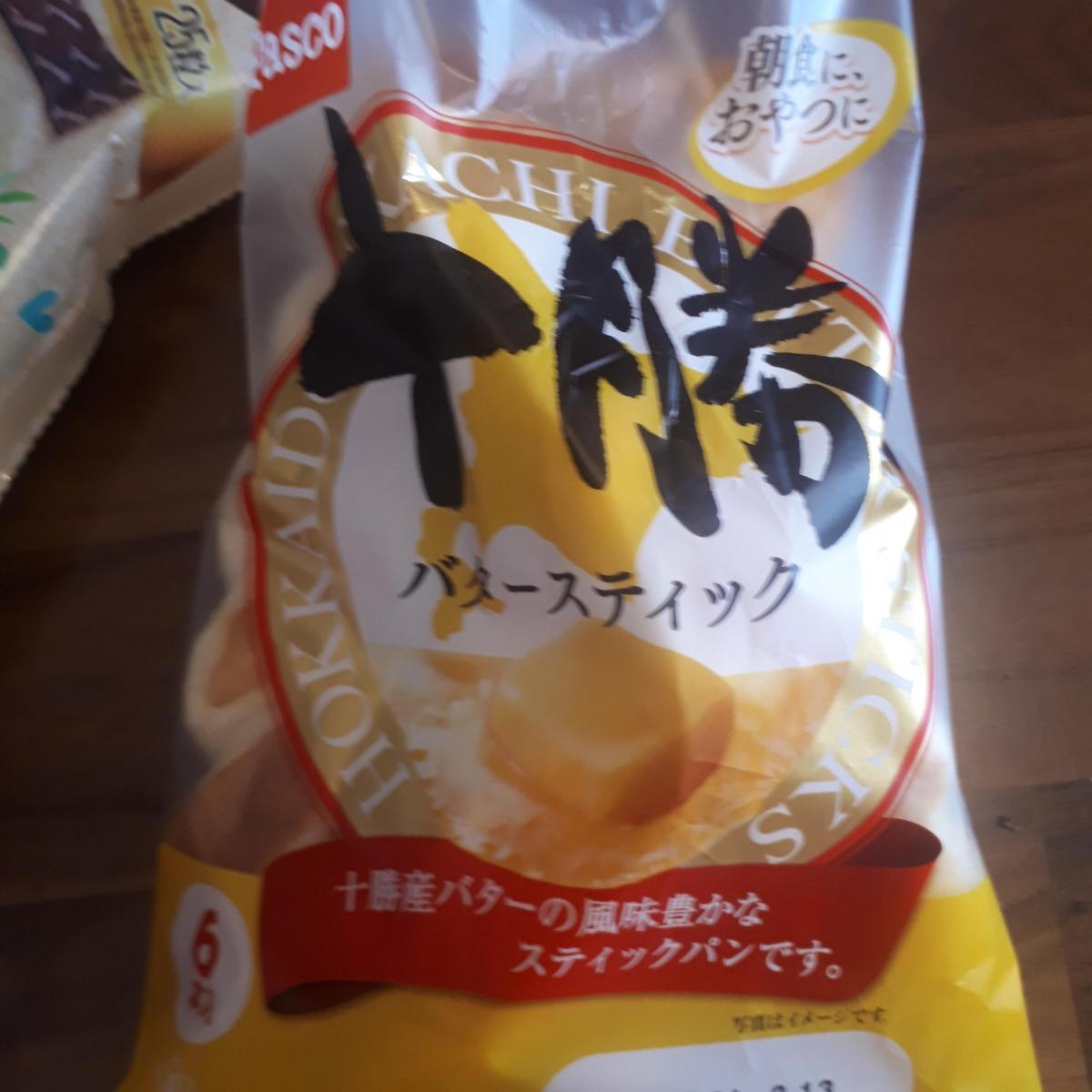 敷島製パン Pasco 十勝バタースティックの商品ページ