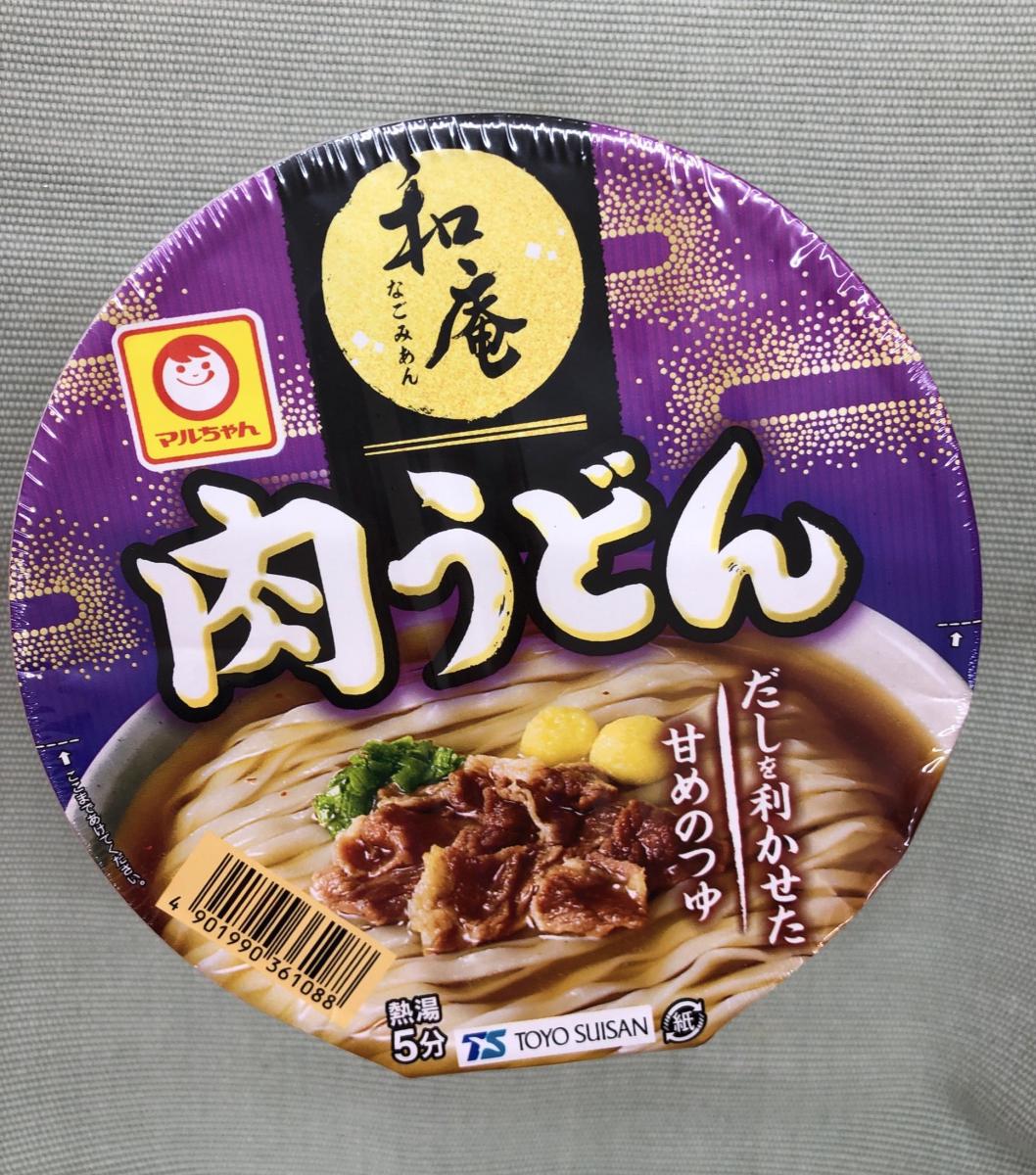 東洋水産 マルちゃん 和庵（なごみあん）肉うどんの商品ページ