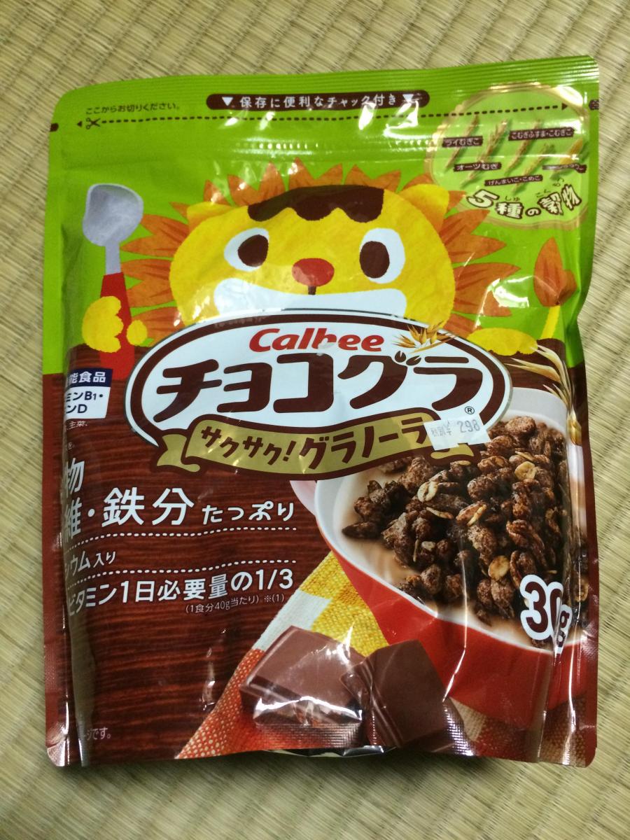 カルビー チョコグラの商品ページ