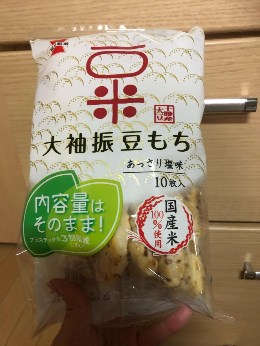 お買得】 岩塚製菓 10枚大袖振豆もち