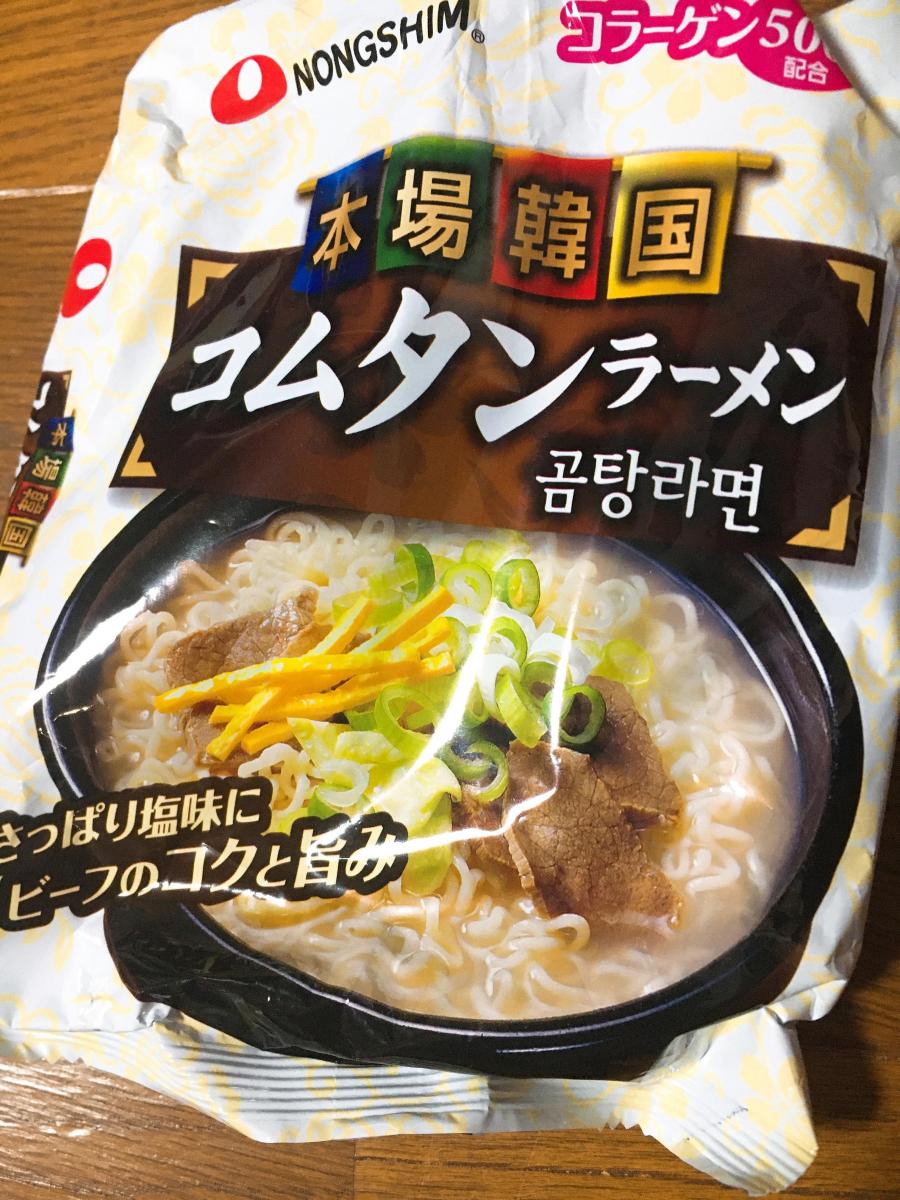 市場 農心 本場韓国コムタンラーメン袋