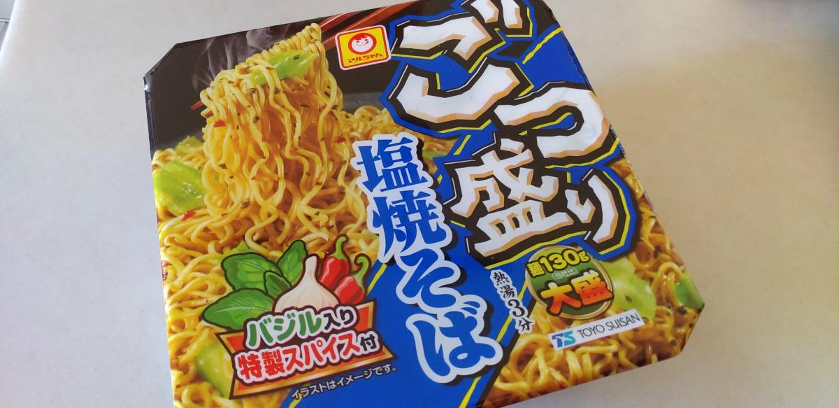 東洋水産 マルちゃん ごつ盛り 塩焼そばの商品ページ