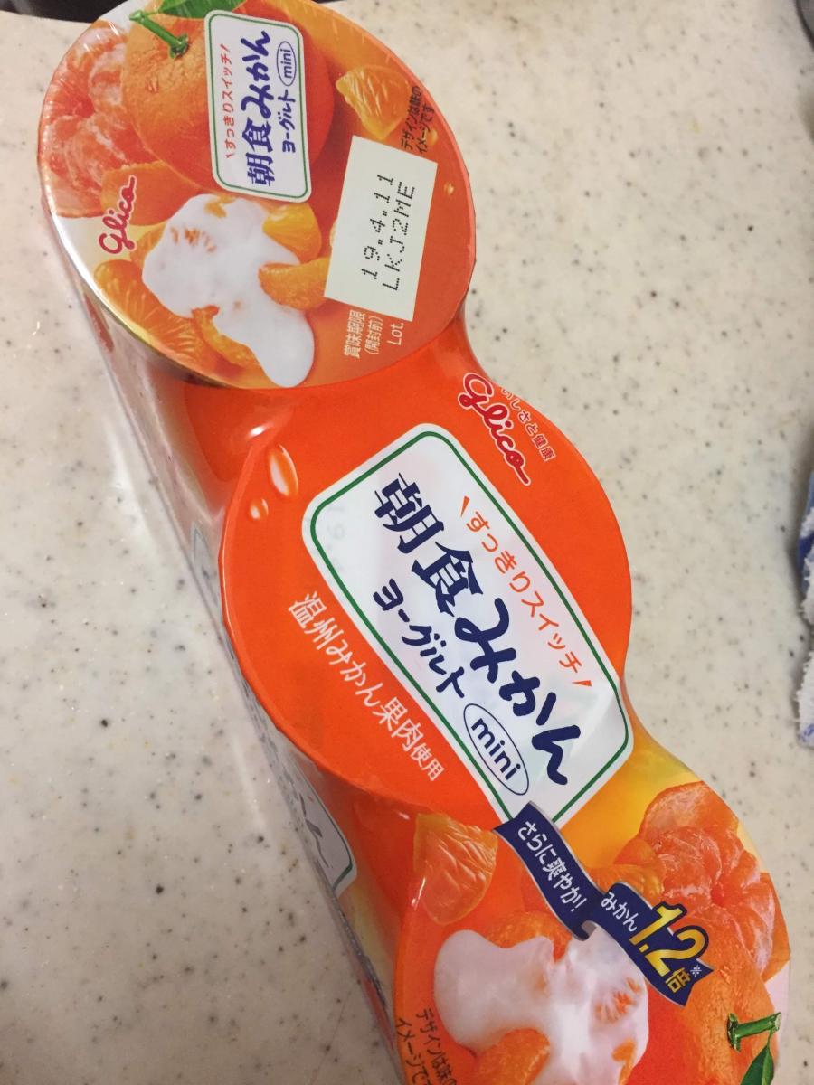 グリコ 朝食みかんヨーグルトの商品ページ
