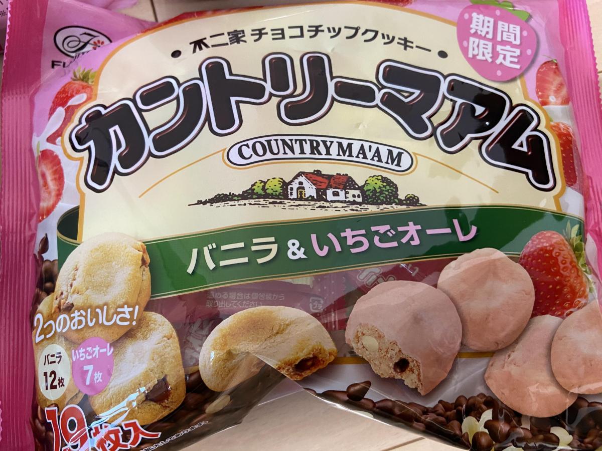 不二家 カントリーマアム バニラ いちごオーレ 限定販売 の商品ページ