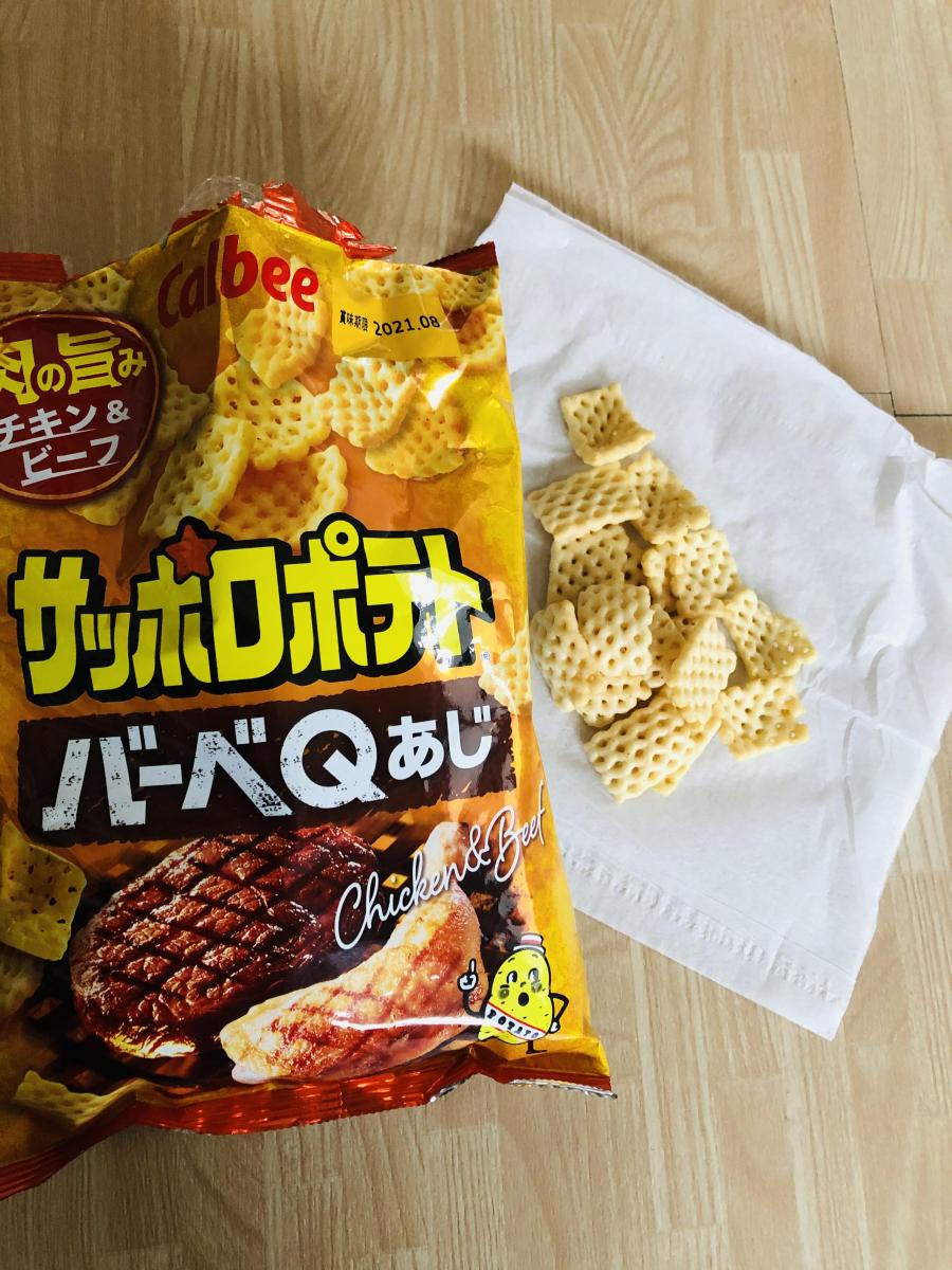 カルビー サッポロポテト バーベqあじの商品ページ