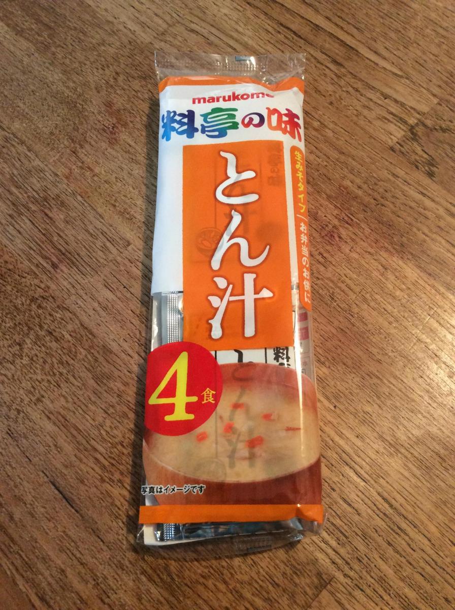 マルコメ 生みそ汁 料亭の味 とん汁の商品ページ