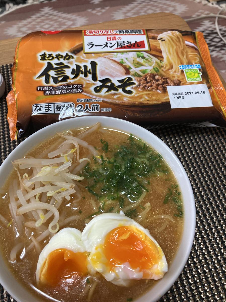 日清 日清のラーメン屋さん まろやか信州みその商品ページ