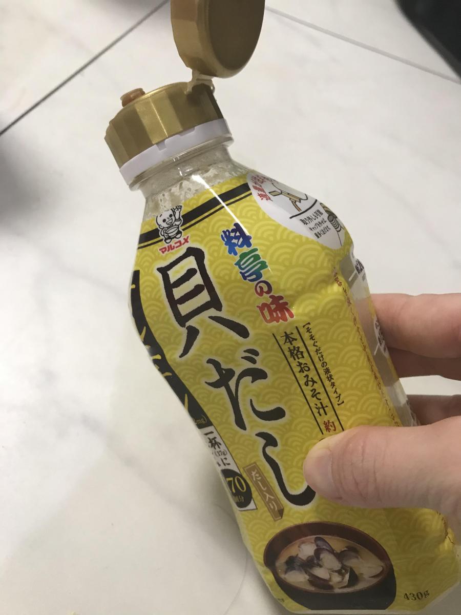 マルコメ 液みそ 貝だしの商品ページ