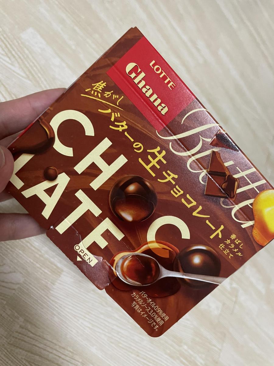 ロッテ ガーナ 焦がしバターの生チョコレート の商品ページ