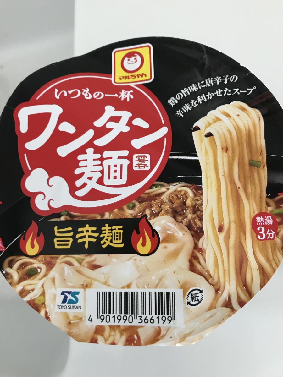 東洋水産 いつもの一杯 ワンタン麺 3個405円 旨辛麺