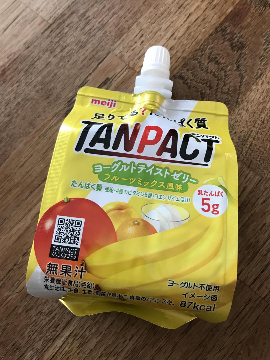 世界の人気ブランド 明治 タンパクト TANPACT ヨーグルト テイストゼリー フルーツミックス風味 180g
