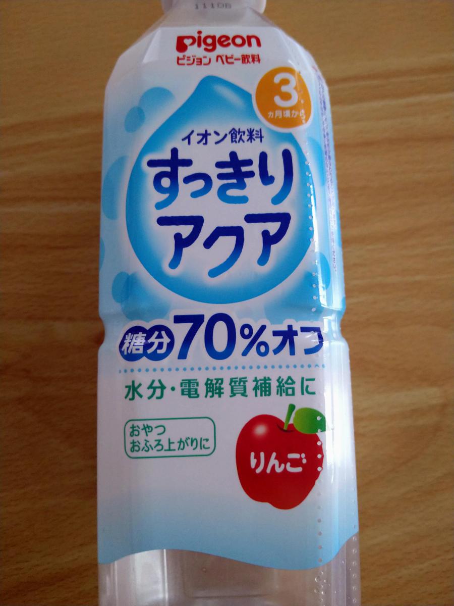 ピジョン すっきりアクア りんご １２５ｍｌ ３個