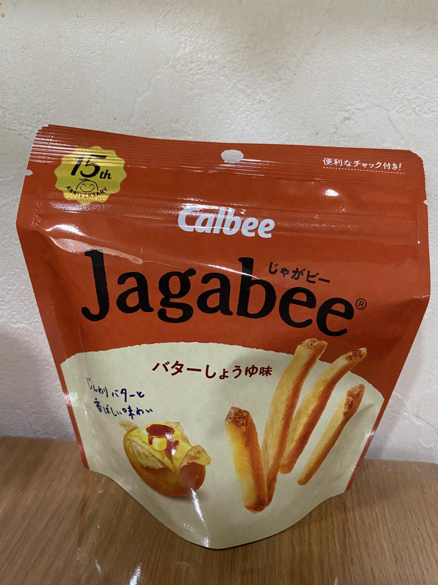 カルビー Jagabee じゃがビー バターしょうゆ味の商品ページ