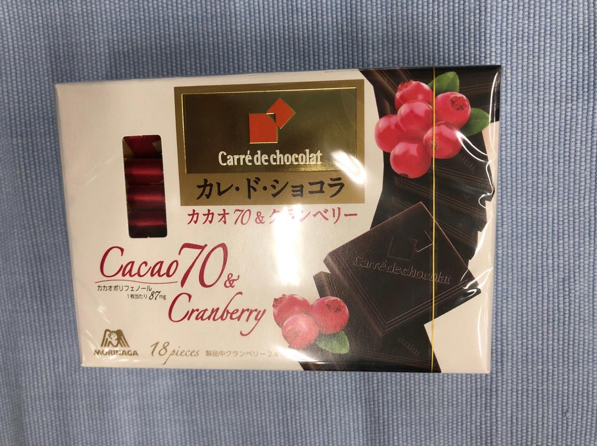 森永製菓 カレ・ド・ショコラ ＜カカオ70クランベリー＞の商品ページ