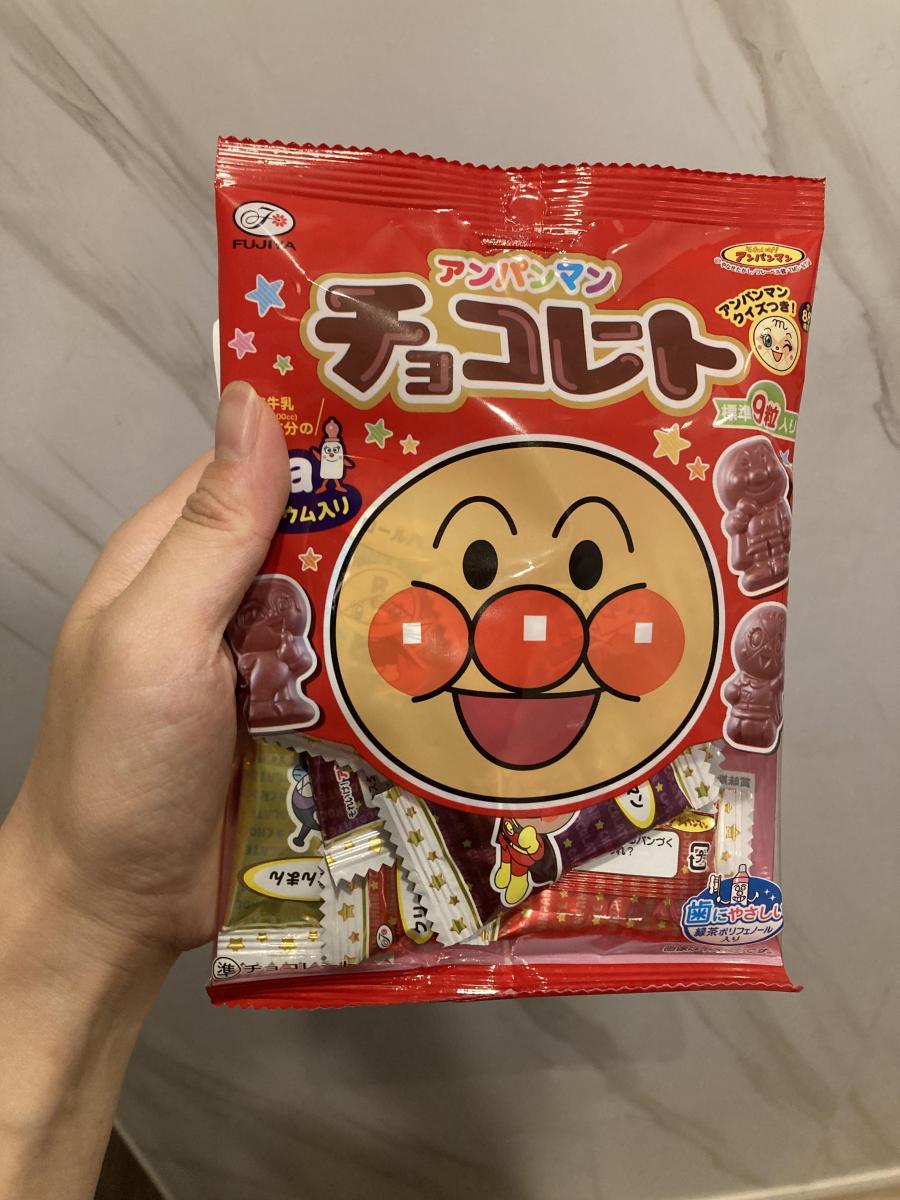 不二家 アンパンマンチョコレートの商品ページ