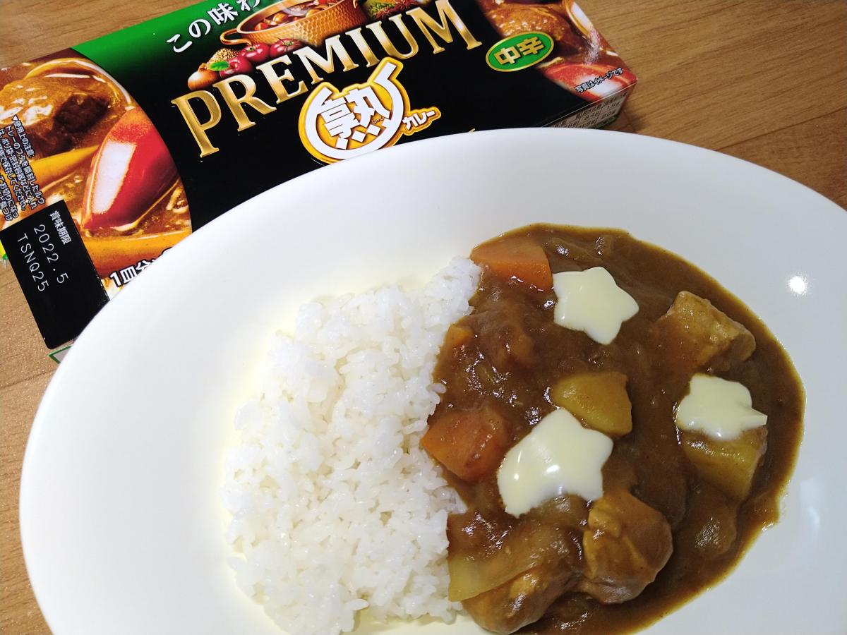 グリコ プレミアム熟カレーの商品ページ